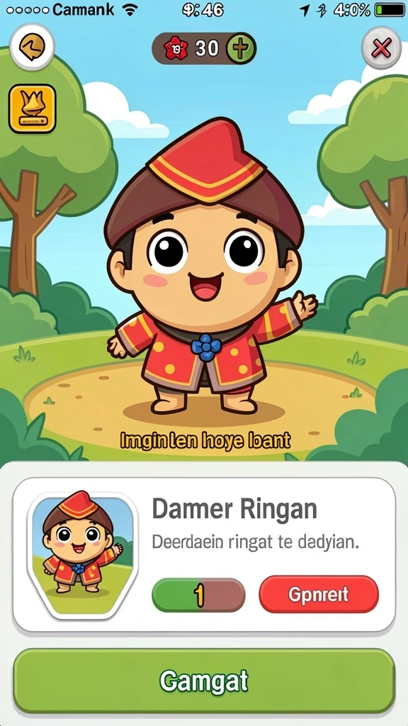 Karakter berbeda dengan kemampuan unik.