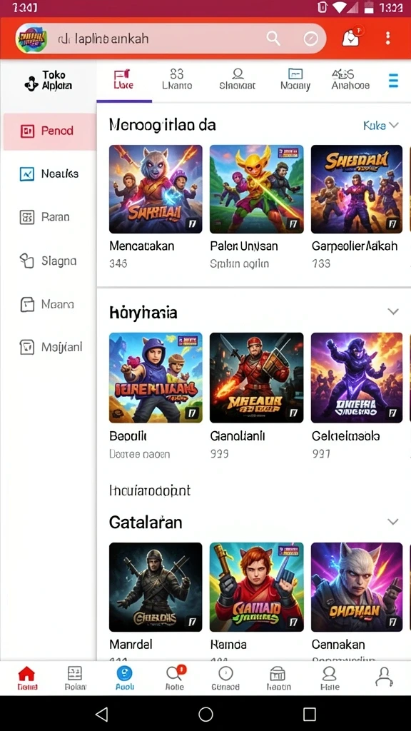 Tampilan antarmuka yang menarik dan user-friendly.