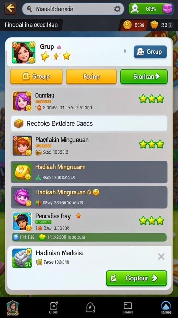 Interface yang mudah digunakan untuk navigasi cepat.