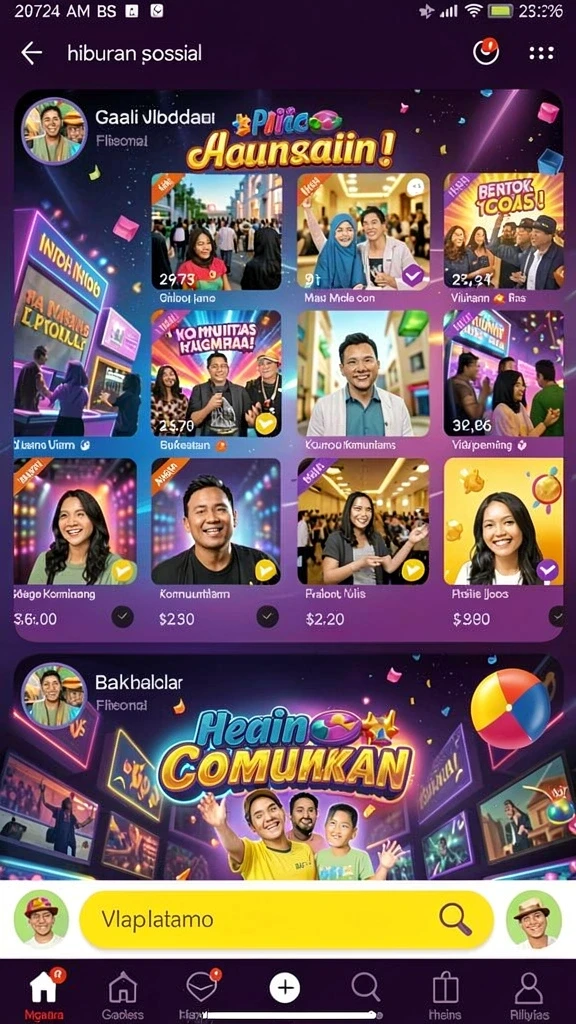 Tampilan antarmuka pengguna yang menarik dan ramah.