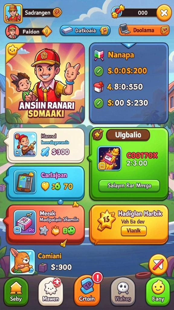 Tampilan antarmuka yang user-friendly.