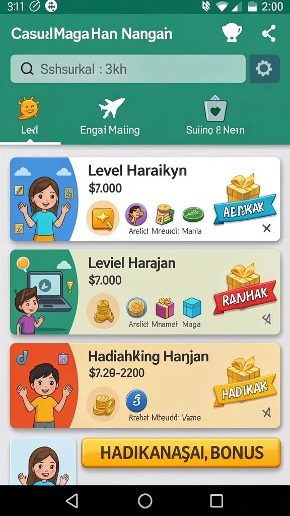 Tampilan antarmuka yang modern dan menarik.