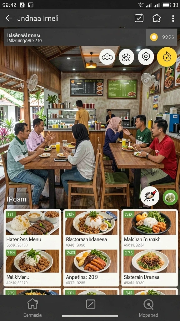 Tampilan antarmuka yang menarik dan intuitif.
