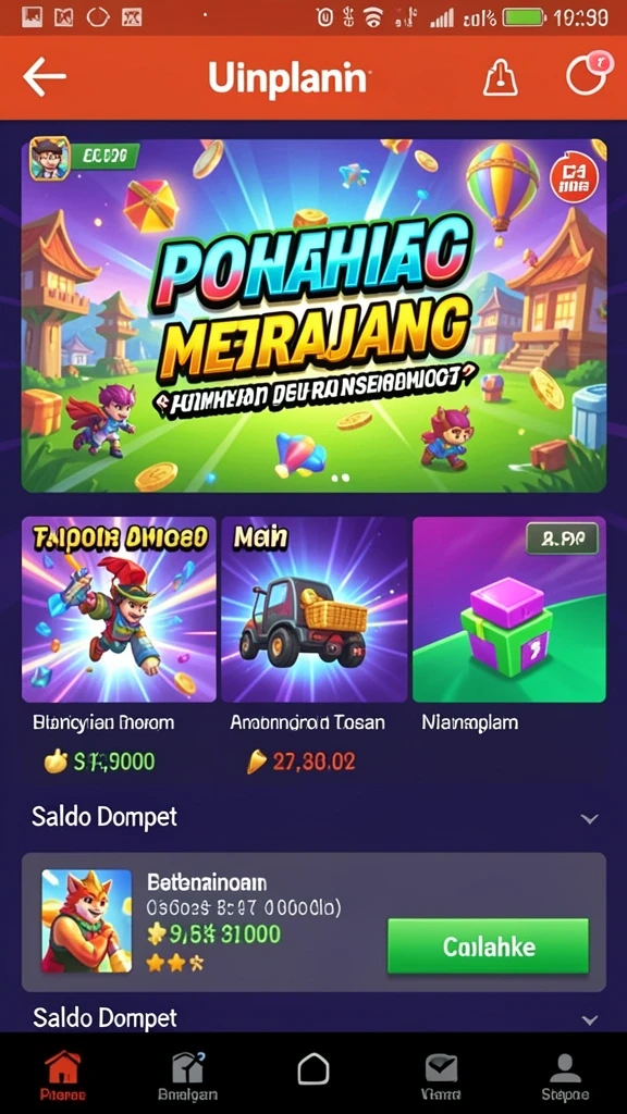 Tampilan antarmuka yang user-friendly dan menarik.