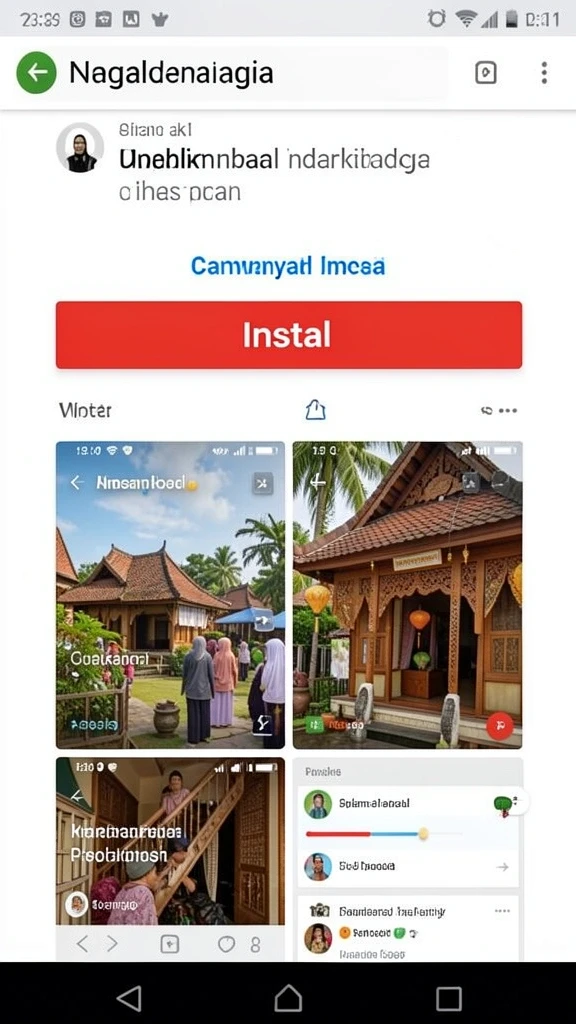 Screenshot dari mode permainan terbaru yang penuh aksi.