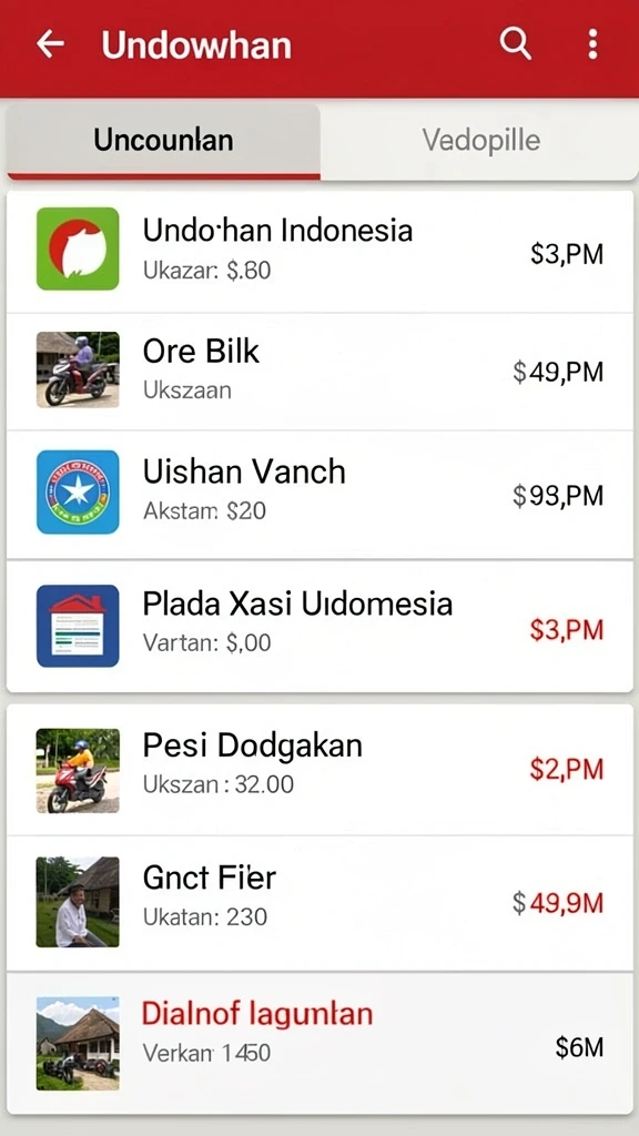Tampilan antarmuka yang modern dan user-friendly.