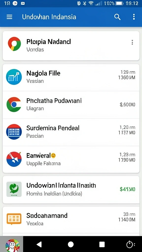 Antarmuka pengguna yang intuitif dan mudah digunakan.