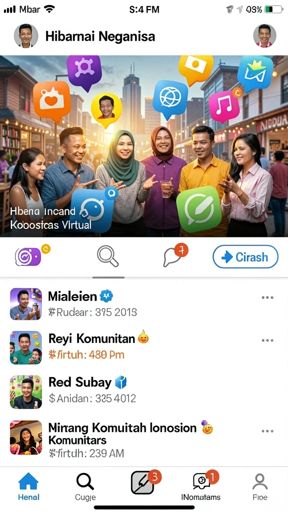 Screenshot dari mode permainan seru yang baru.