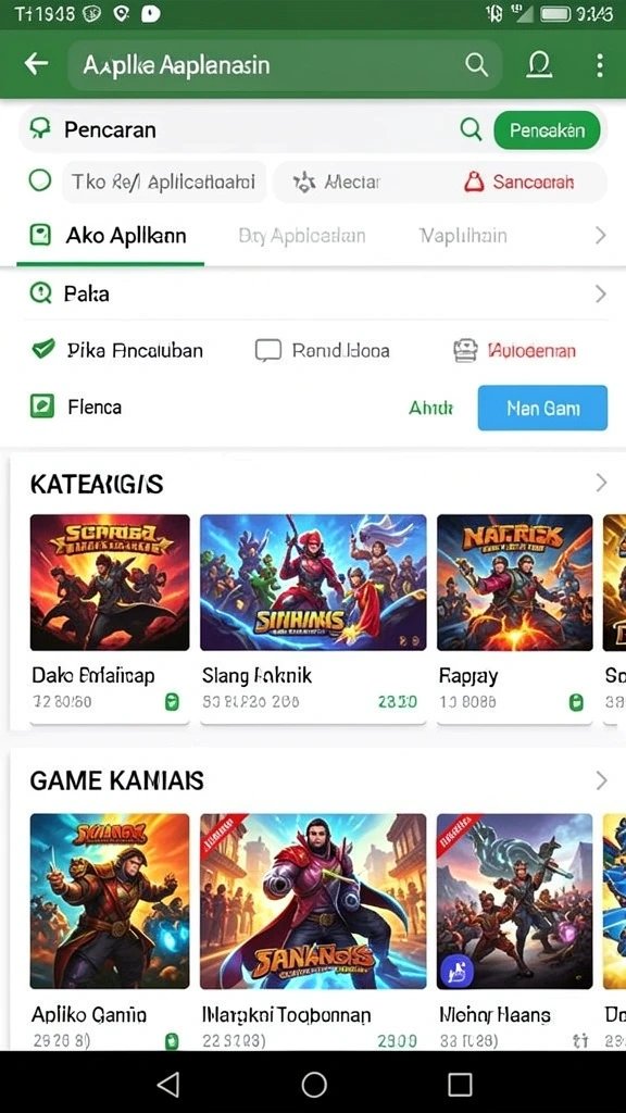 Tampilan antarmuka yang ramah pengguna.