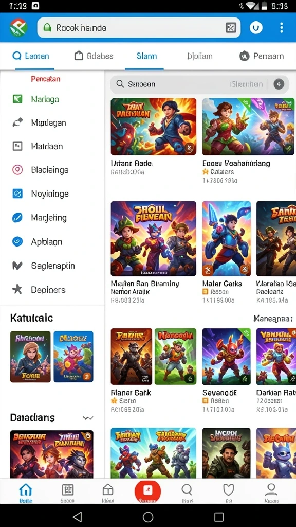 Karakter unik yang bisa dipilih untuk meningkatkan pengalaman bermain.