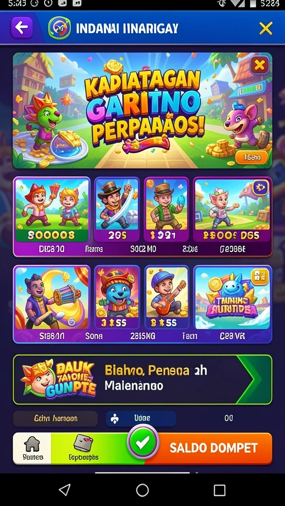 Tampilan antarmuka HARGATOTO yang menarik dan user-friendly.