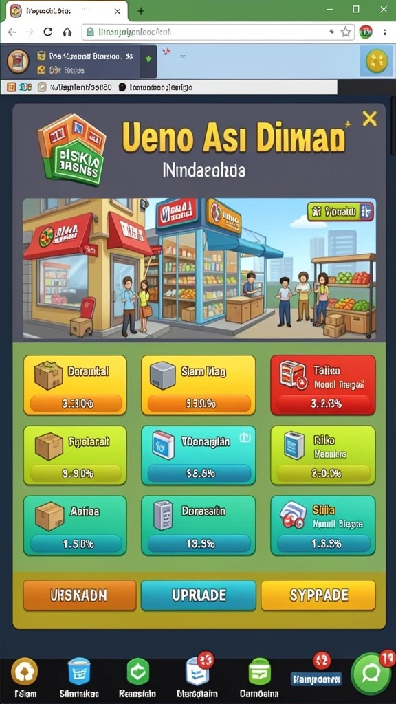 Screenshot menunjukkan berbagai pilihan permainan slot yang tersedia.