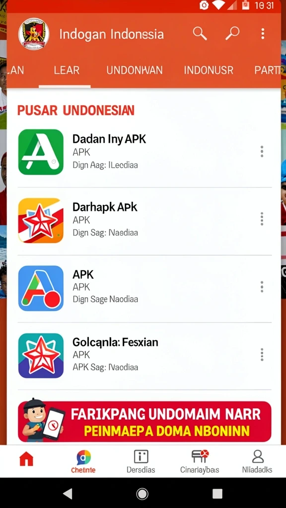 Tampilan awal yang menarik dan intuitif.