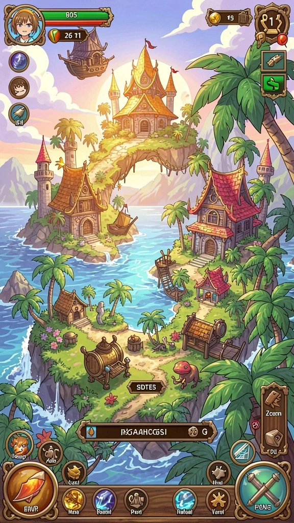 Screenshot dari level menantang yang menguji strategi pemain.