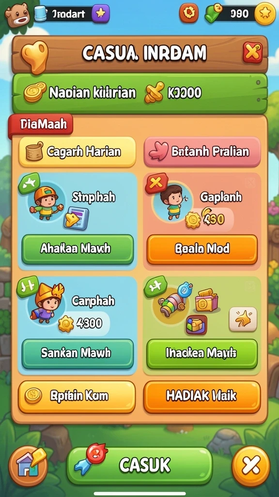 Grafis yang memukau dan suara yang seru.