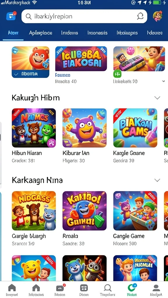 Karakter-karakter unik yang dapat dipilih.