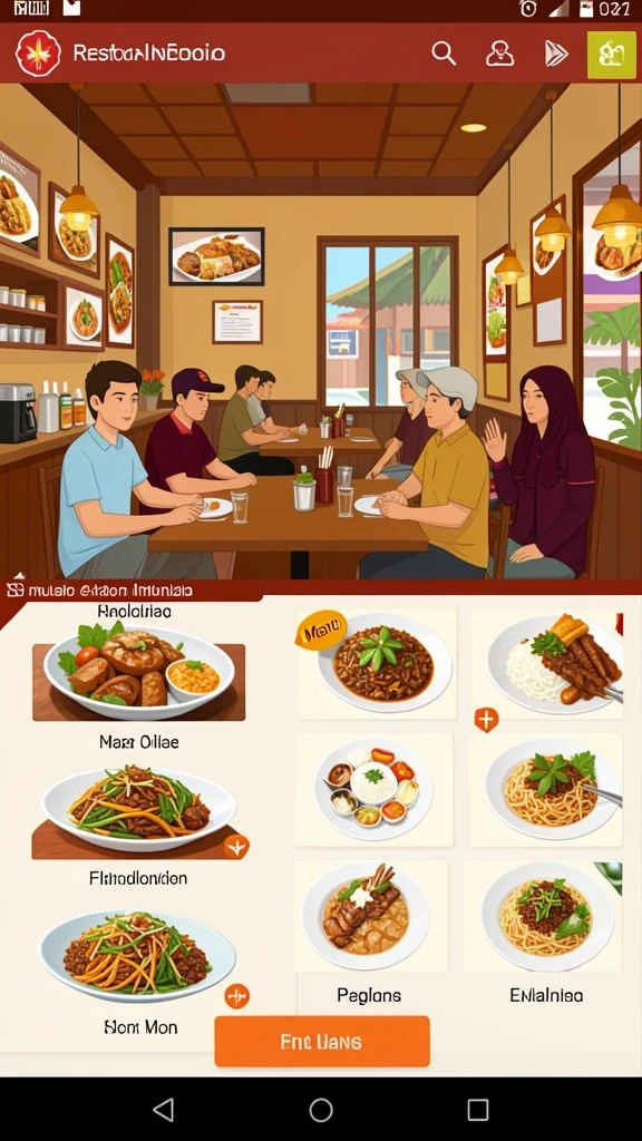 Mode multiplayer yang mendukung interaksi dengan teman.