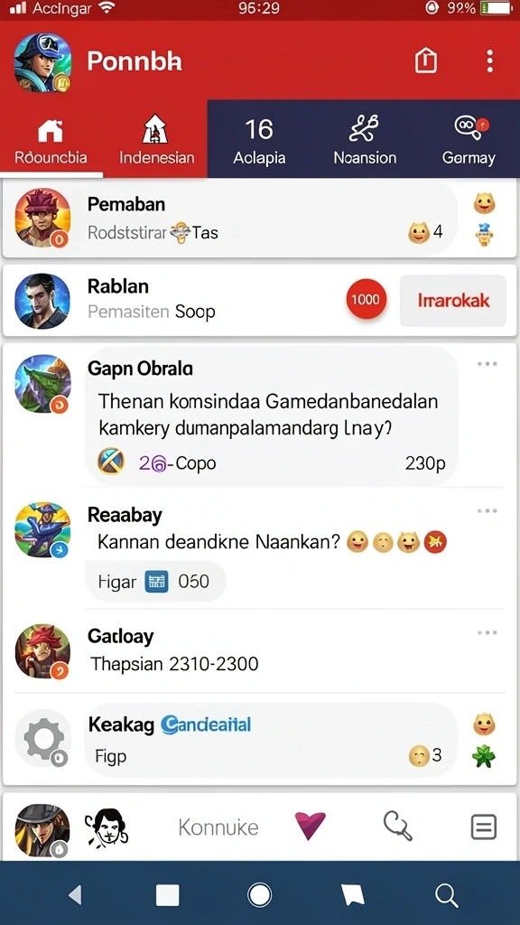 Komunitas yang aktif dan suportif.