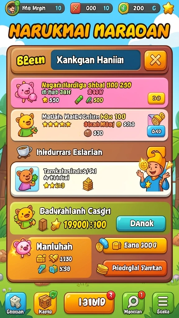 Tampilan antarmuka yang menarik dan intuitif.