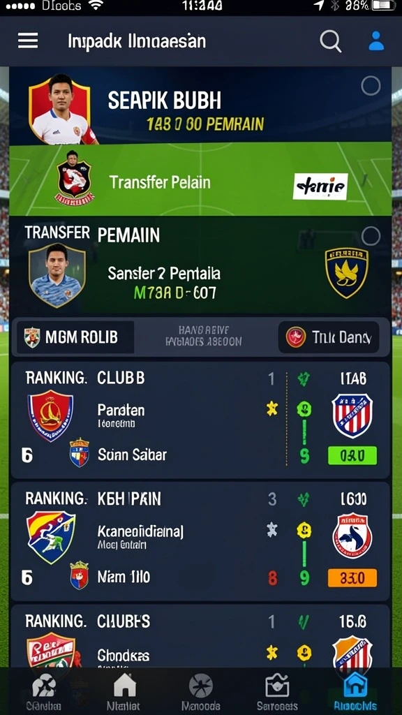 Fitur Live Betting yang menambah keseruan bertaruh.