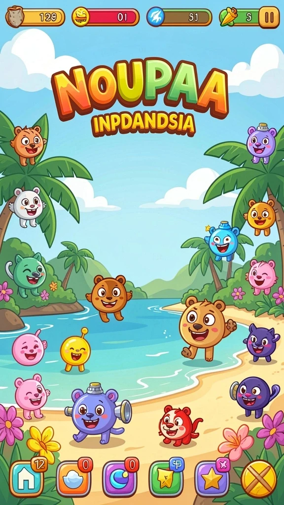 Screenshot 3: Tampilan multiplayer saat bermain bersama teman.