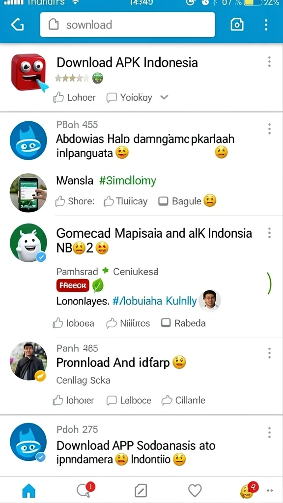 Fitur sosial untuk berkomunikasi dengan pemain lain.