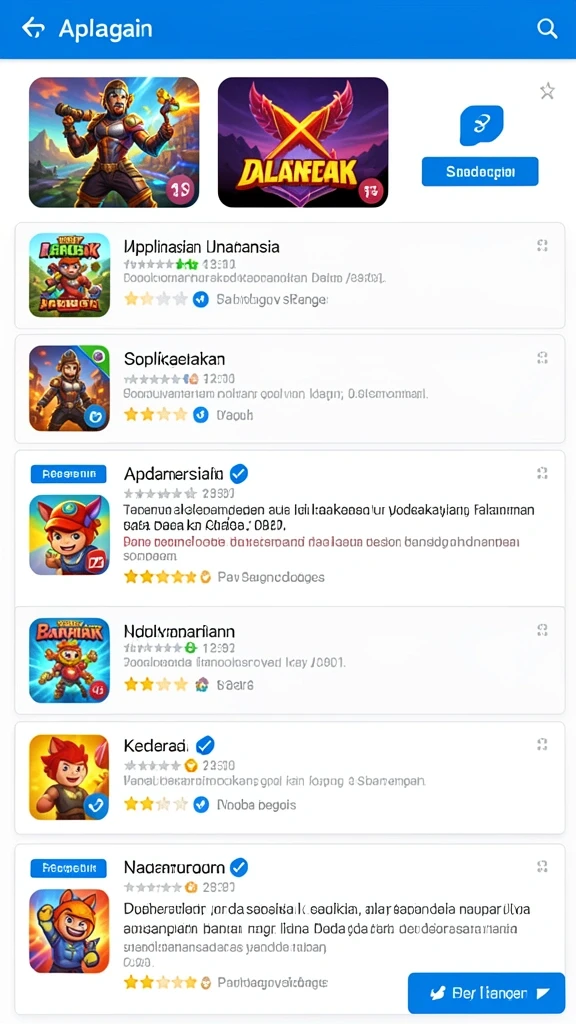 Tampilan antarmuka yang menarik dan user-friendly.