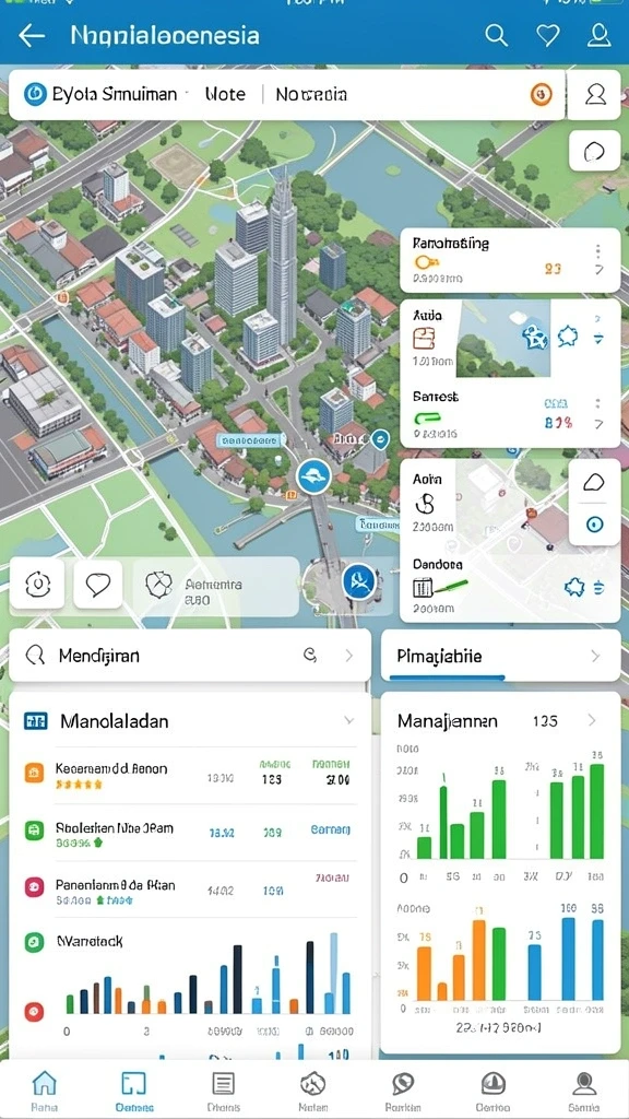 Screenshot menampilkan mode multiplayer dengan pemain lain berkompetisi.