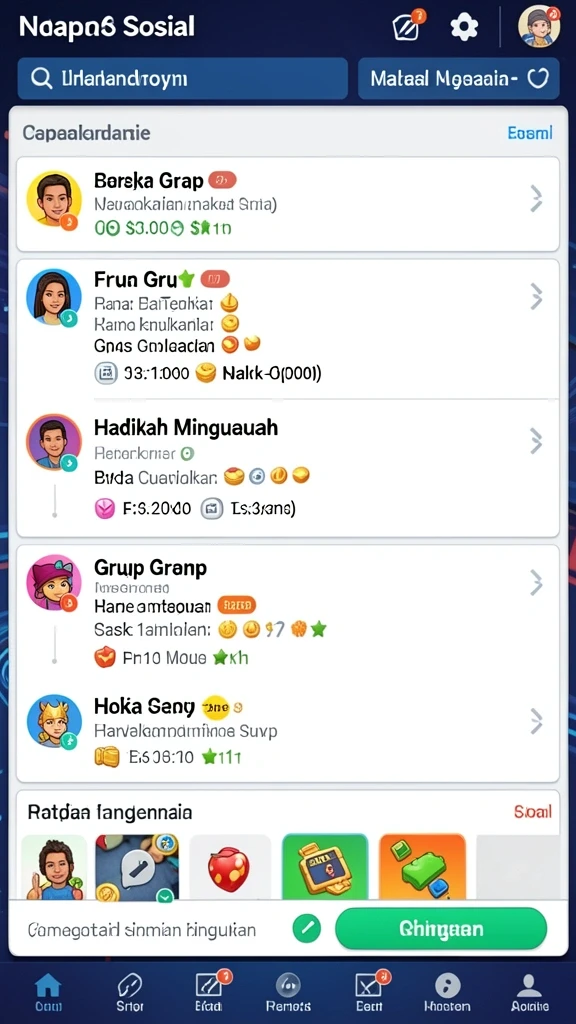Tampilan menu utama PAUS123 yang menarik.