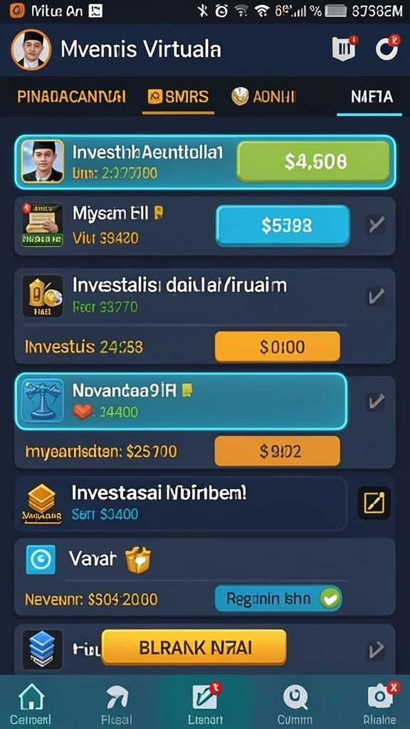 Deskripsi antarmuka pengguna yang intuitif dan menarik.
