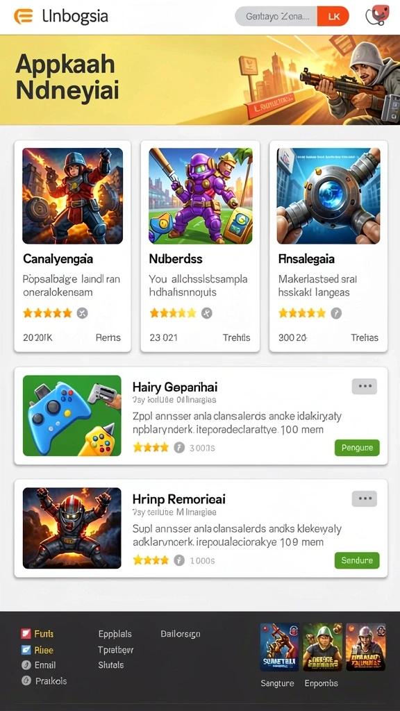Screenshot memamerkan fitur bonus yang menarik.