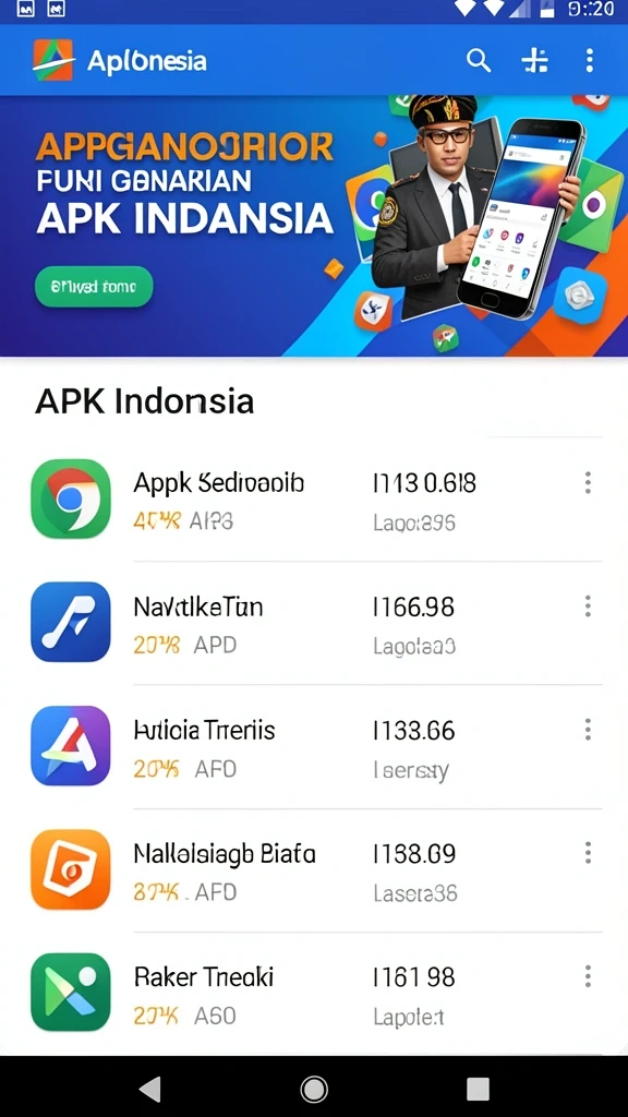 Tangkapan layar pertama menampilkan antarmuka pengguna yang menarik.