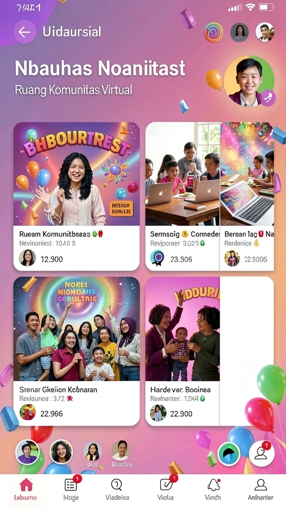 Tampilan grafis yang memukau di dalam game.