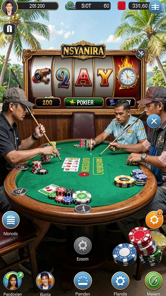 Beragam karakter yang dapat dipilih.