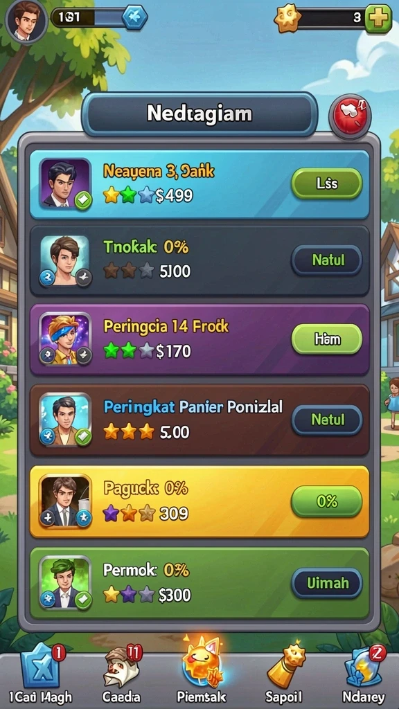 Tangkapan layar memperlihatkan tantangan menarik dalam SUPER805.