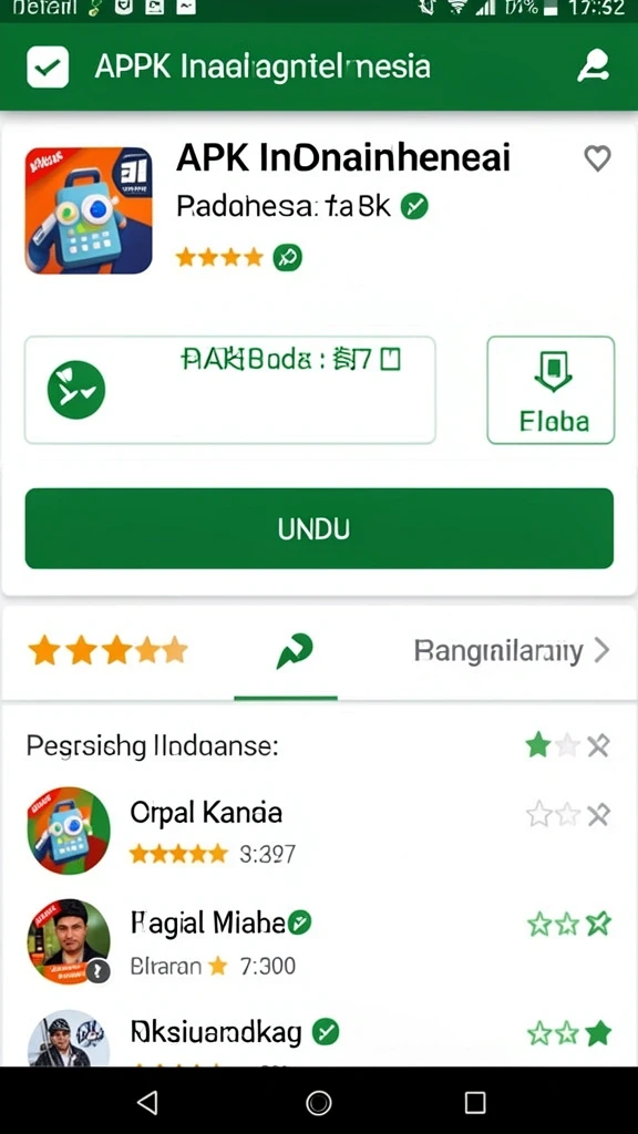 Tampilan utama aplikasi dengan antarmuka yang menarik.