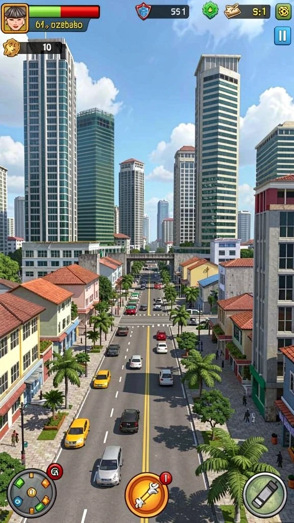 Skenario menantang di setiap level yang harus dijelajahi.
