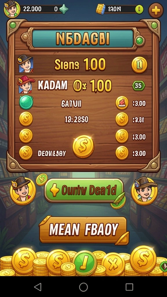 Tampilan karakter yang menarik dan detail.