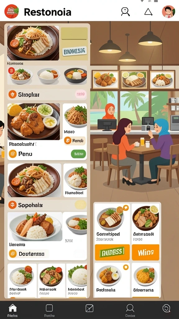 Tampilan antarmuka yang menarik dan user-friendly.