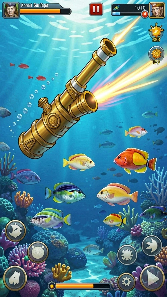 Fitur multiplayer yang memungkinkan bermain bersama teman.