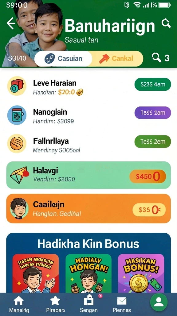 Berbagai level menantang menunggu untuk dieksplorasi.